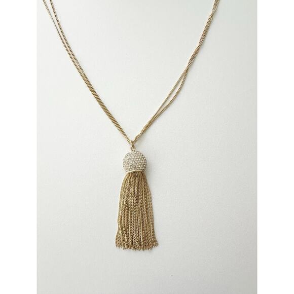 NWT Lilly Pulitzer Womesn Jellyfish Tassel Necklace Multi Strand Beachy - Picture 3 of 7